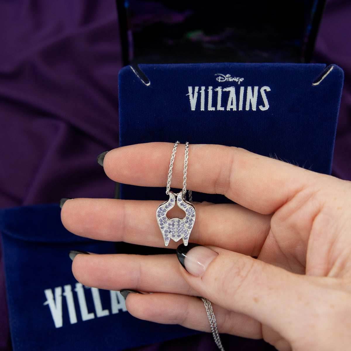 Disney X RockLove DISNEY SLEEPING BEAUTY Maleficent Iconic Villains Necklace - 