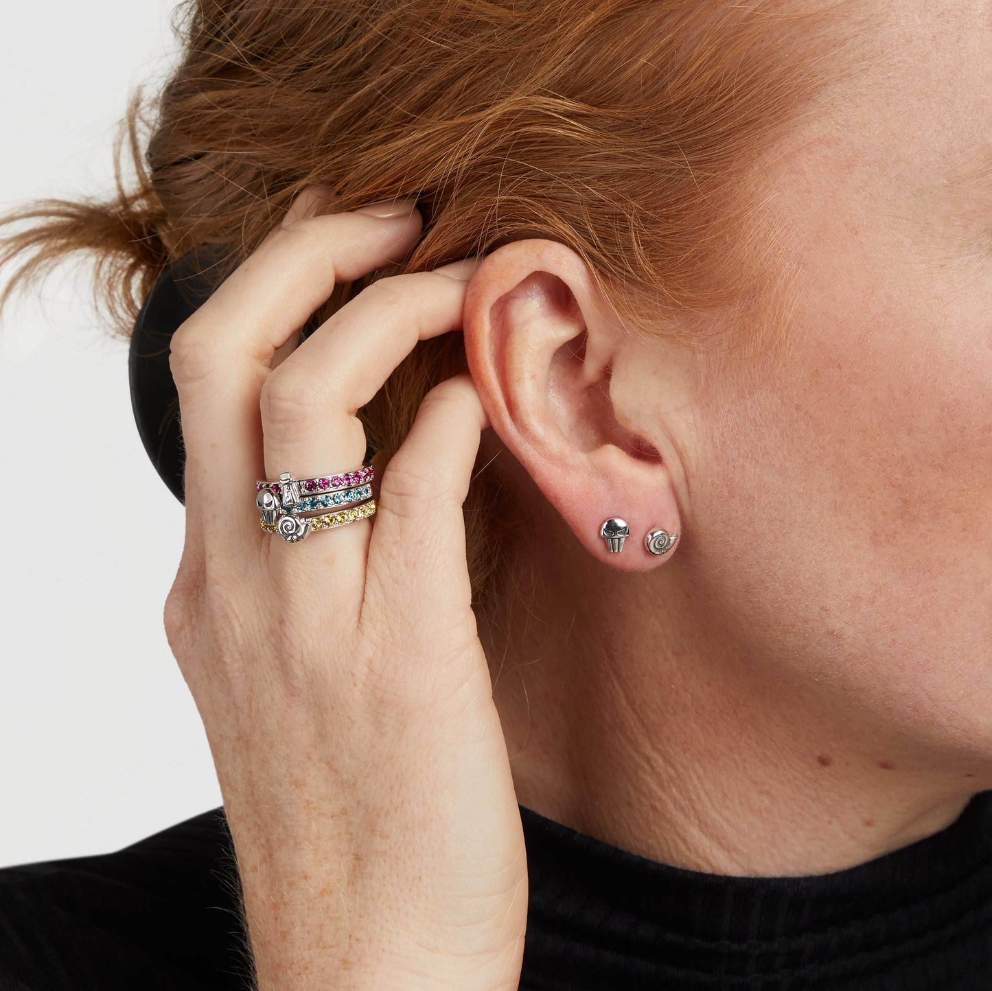 Disney X RockLove DISNEY VILLAINS Iconic Villains Stud Earrings Set - 