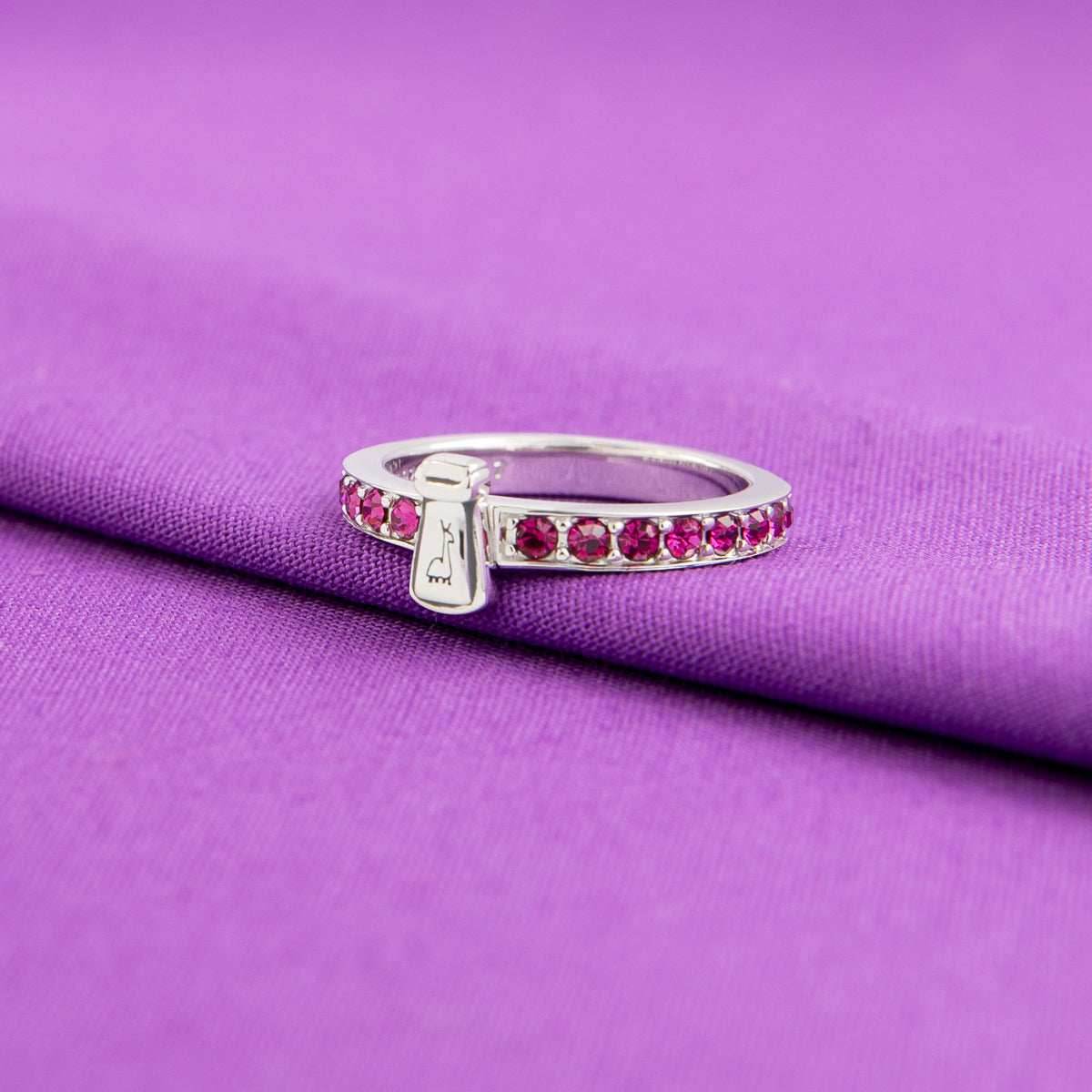 Disney X RockLove DISNEY THE EMPERORS NEW GROOVE Yzma Iconic Villains Stacker Ring - Size 5