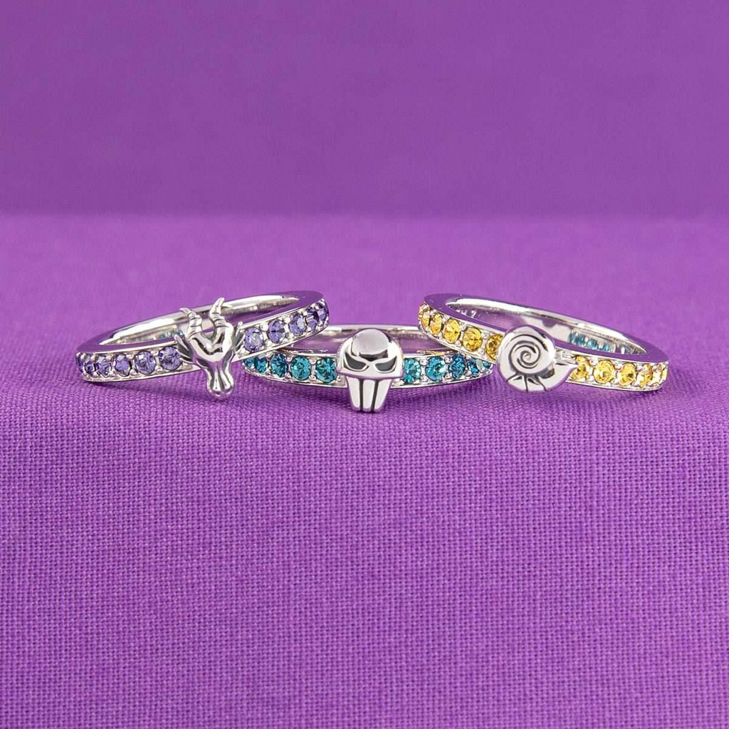 Disney X RockLove DISNEY THE LITTLE MERMAID Ursula Iconic Villains Stacker Ring - Size 5