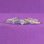 Disney X RockLove DISNEY THE LITTLE MERMAID Ursula Iconic Villains Stacker Ring - Size 5