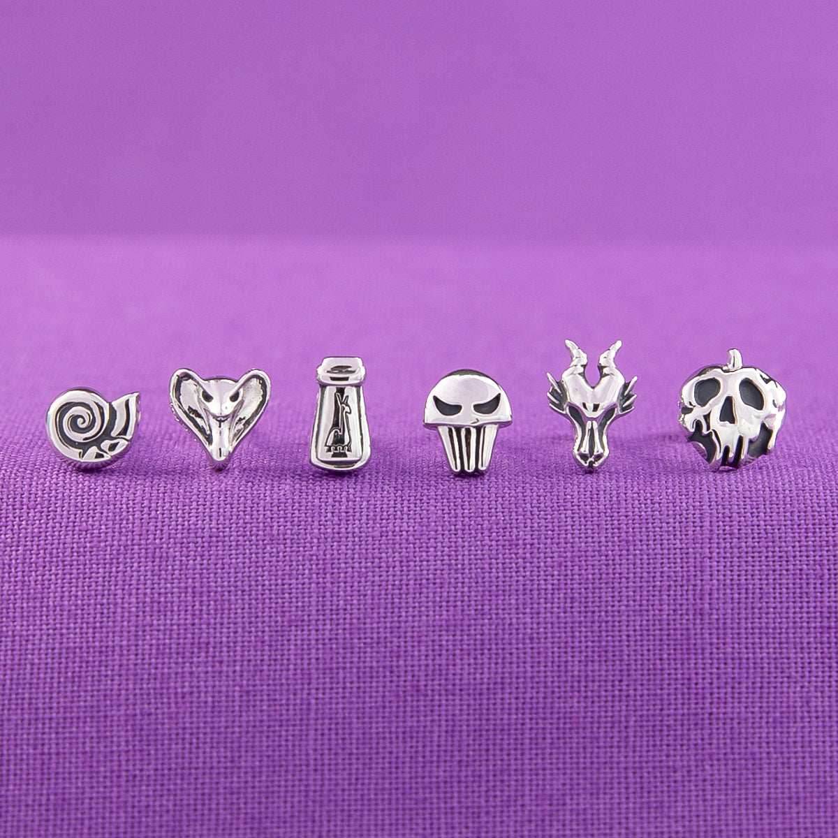 Disney X RockLove DISNEY VILLAINS Iconic Villains Stud Earrings Set - 
