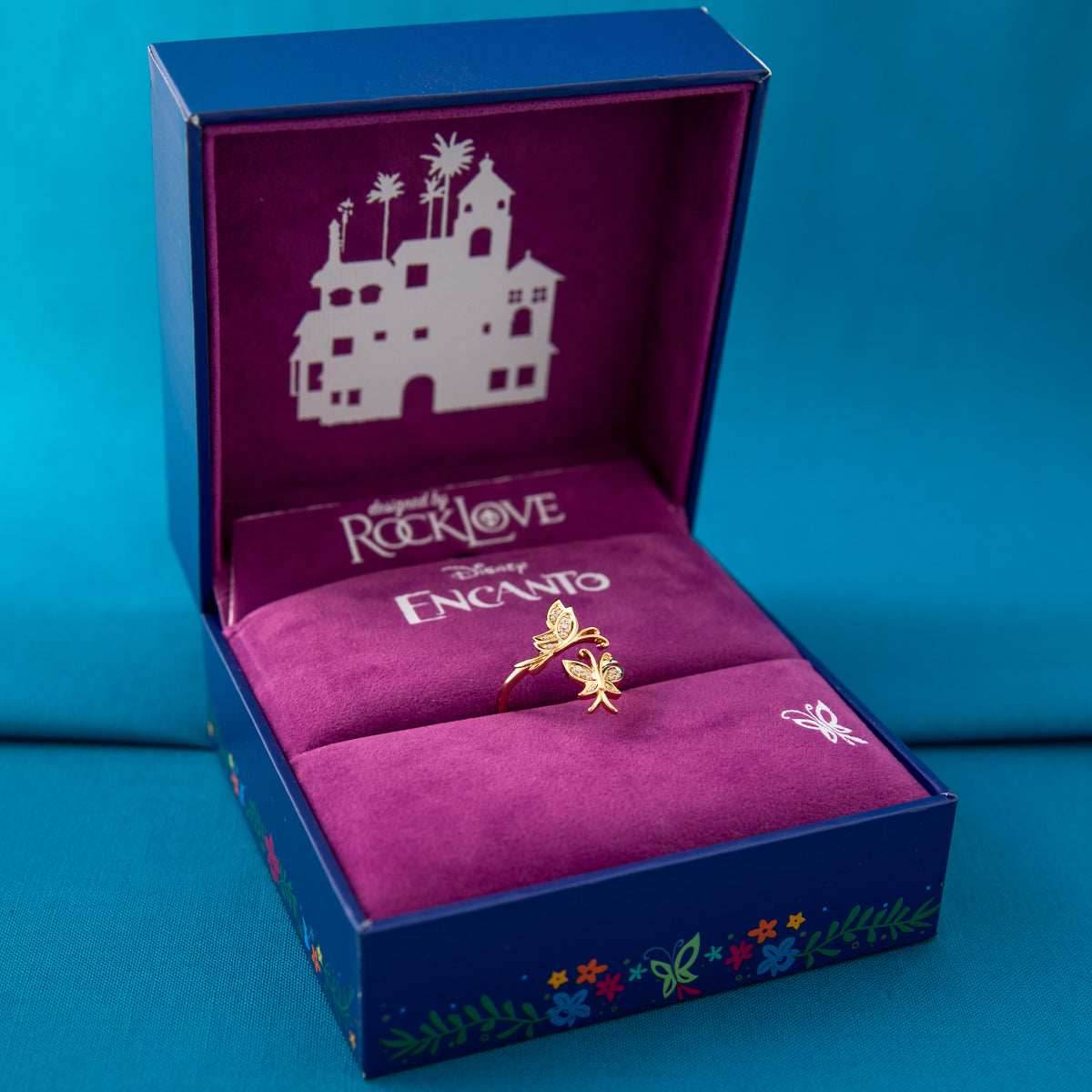 Disney X RockLove ENCANTO Mirabel Golden Butterfly Ring - Size 5