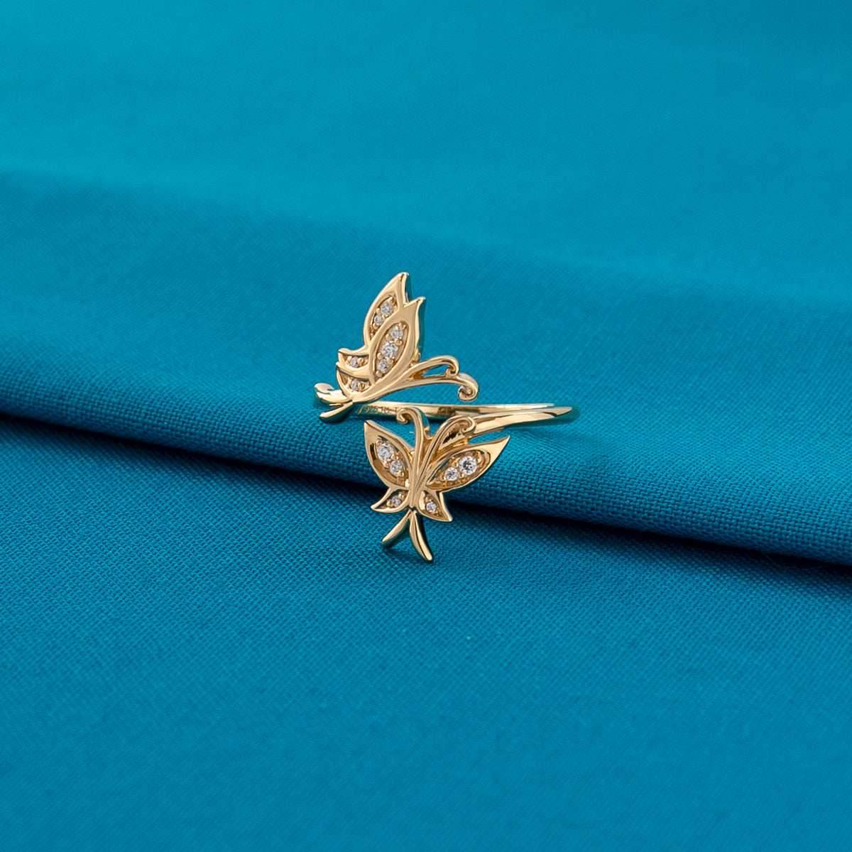 Disney X RockLove ENCANTO Mirabel Golden Butterfly Ring - Size 5