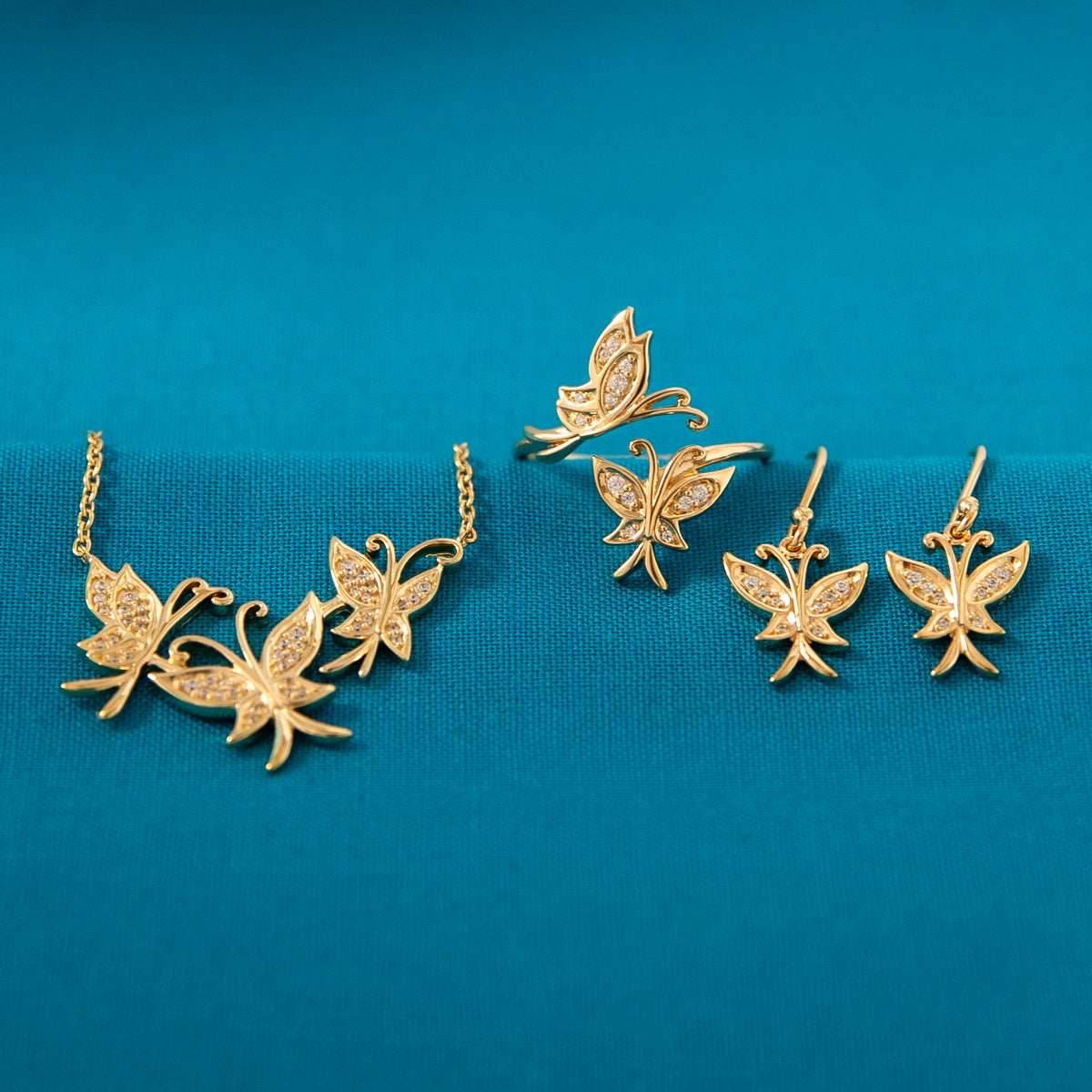 Disney X RockLove ENCANTO Mirabel Golden Butterfly Ring - Size 5