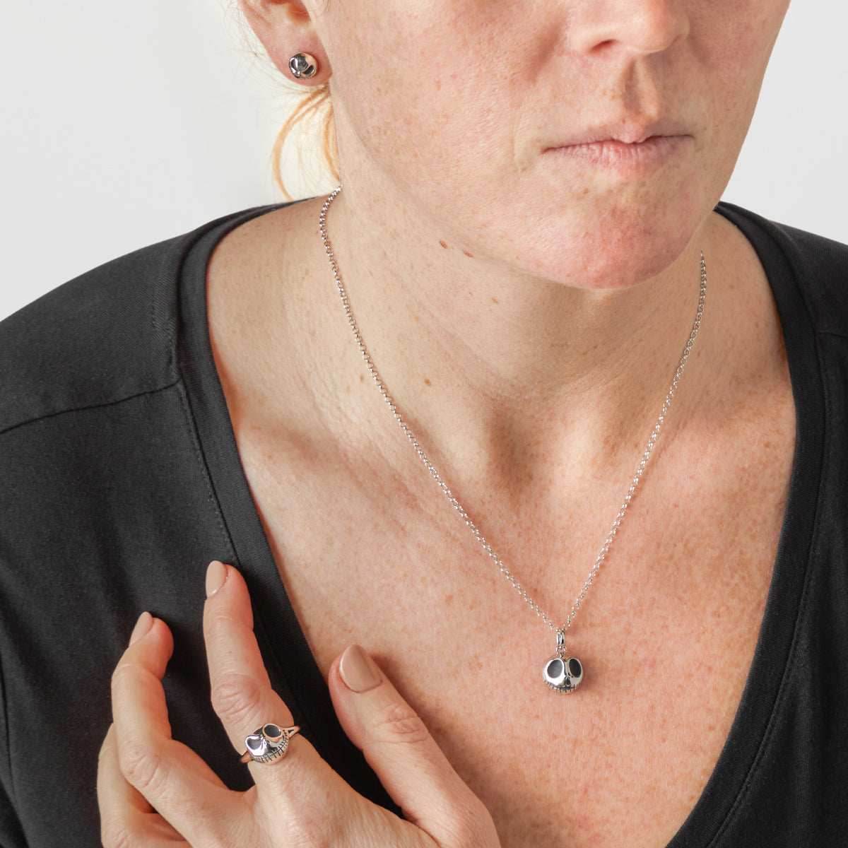 Disney X RockLove THE NIGHTMARE BEFORE CHRISTMAS Jack Skellington Necklace - 