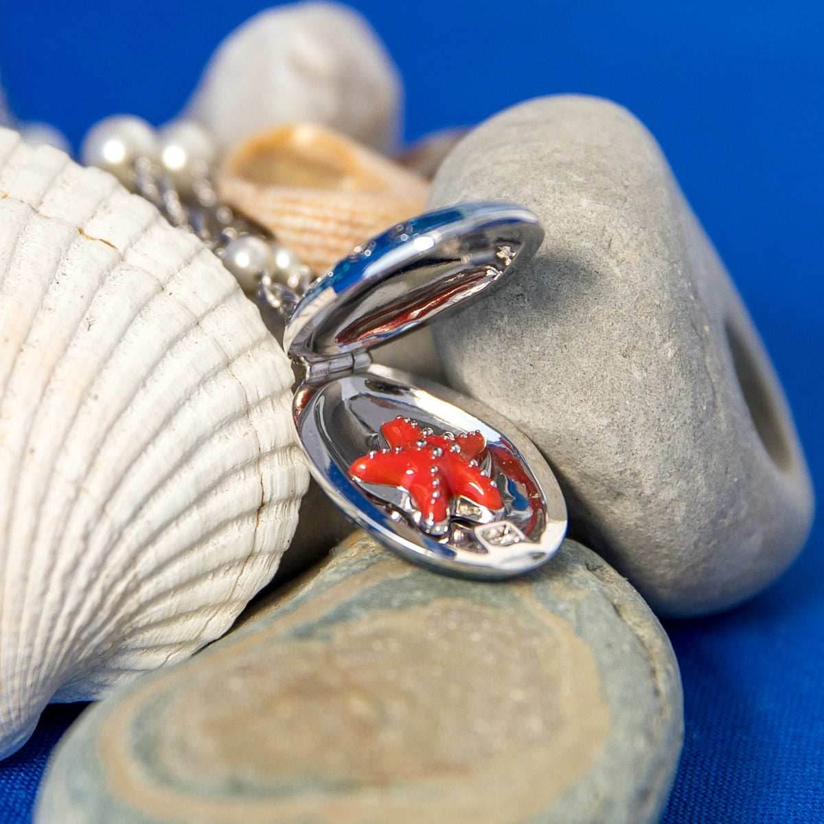 Disney X RockLove DISNEY MOANA 2 Sea Star Enameled Locket - 