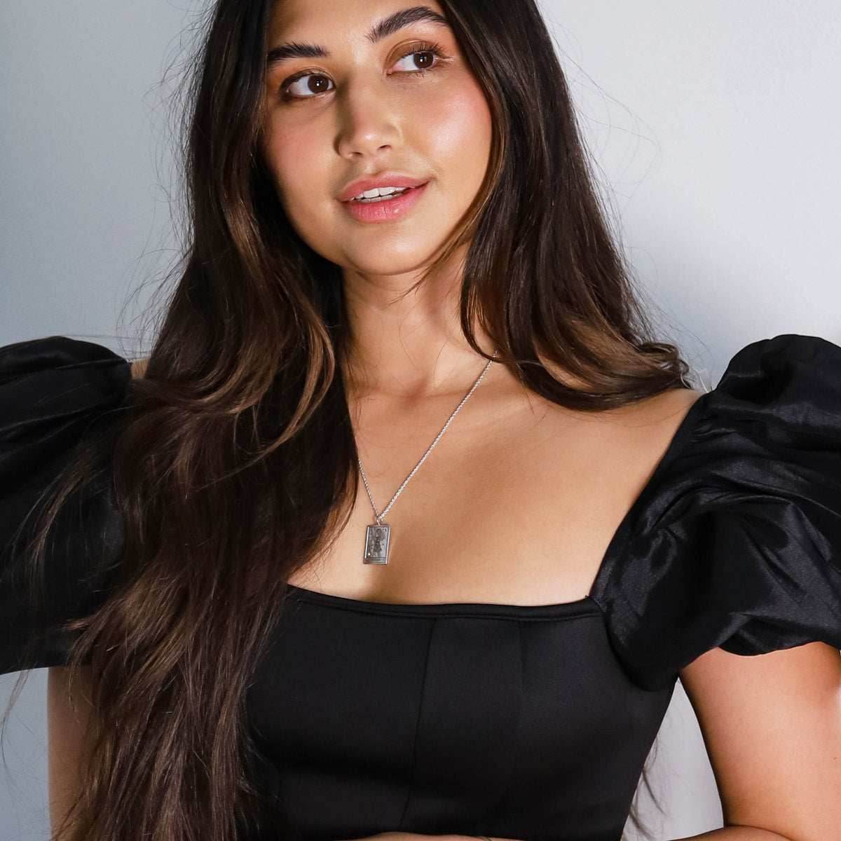 Disney X RockLove MOANA Moana Tablet Necklace - Sterling Silver