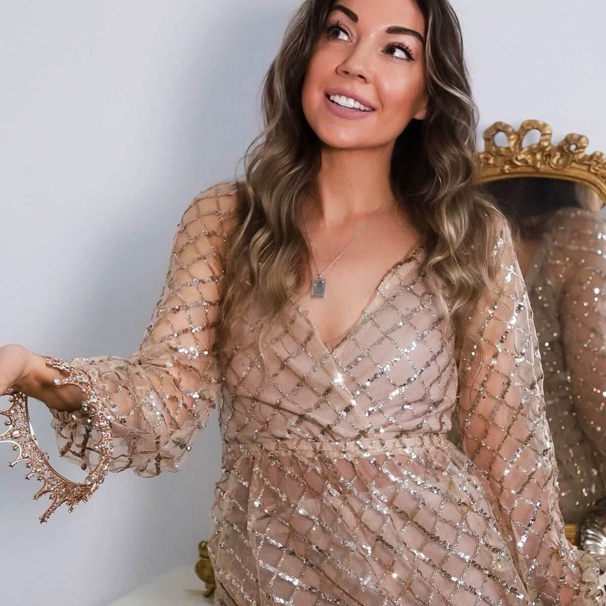 Disney X RockLove TANGLED Rapunzel Tablet Necklace - Sterling Silver