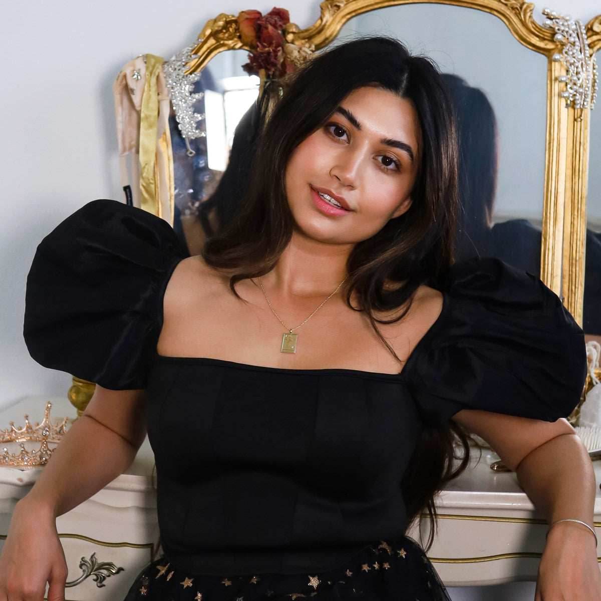 Disney X RockLove ALADDIN Jasmine Tablet Necklace - Sterling Silver