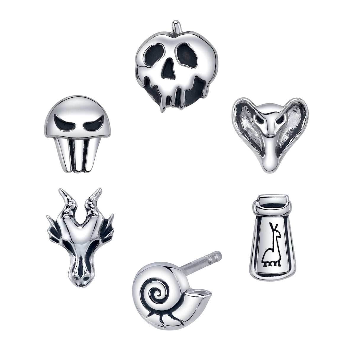 Disney X RockLove DISNEY VILLAINS Iconic Villains Stud Earrings Set - 