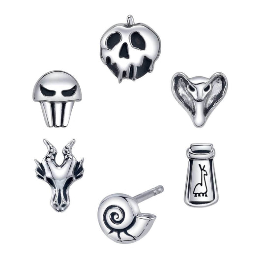 Disney X RockLove DISNEY VILLAINS Iconic Villains Stud Earrings Set - 