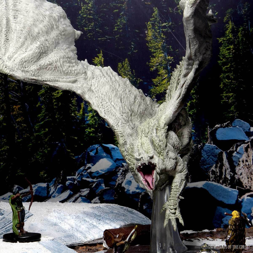 D&D: Icons of the Realms - Adult White Dragon Premium Figure - 