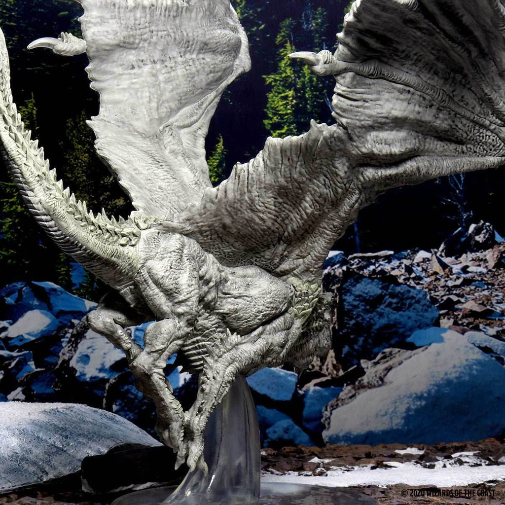 D&D: Icons of the Realms - Adult White Dragon Premium Figure - 