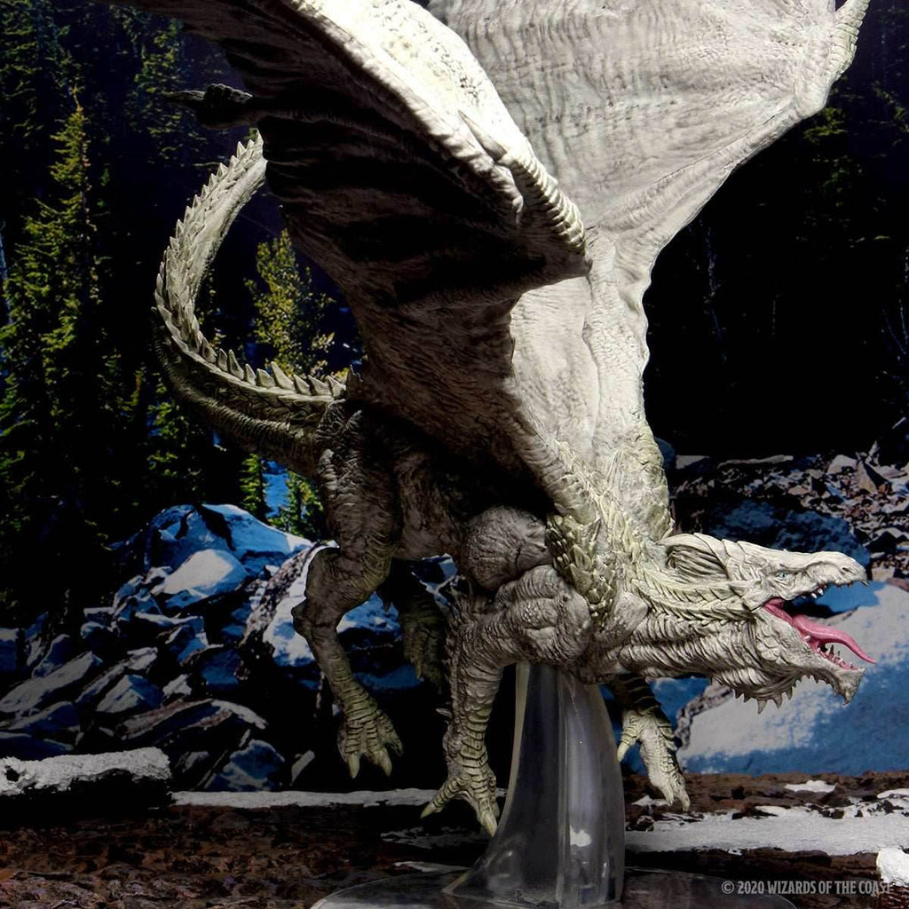 D&D: Icons of the Realms - Adult White Dragon Premium Figure - 