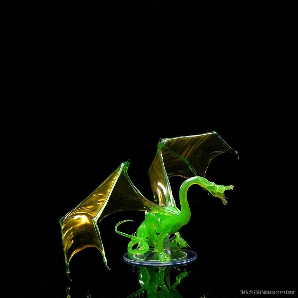 D&D: Icons of the Realms - Adult Emerald Dragon Premium Figure - 