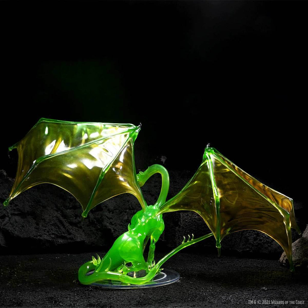 D&D: Icons of the Realms - Adult Emerald Dragon Premium Figure - 