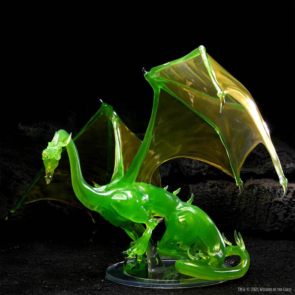 D&D: Icons of the Realms - Adult Emerald Dragon Premium Figure - 