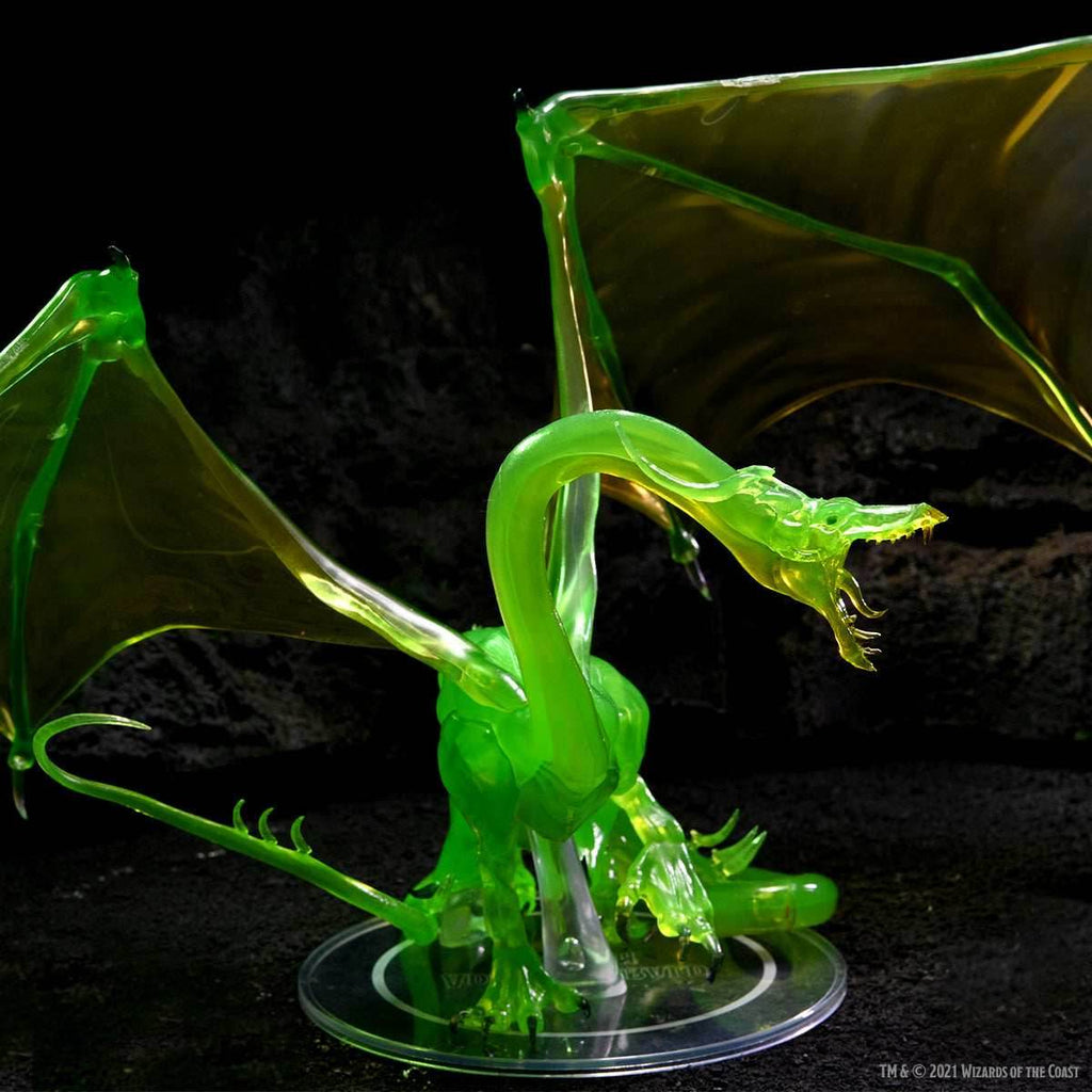 D&D: Icons of the Realms - Adult Emerald Dragon Premium Figure - 