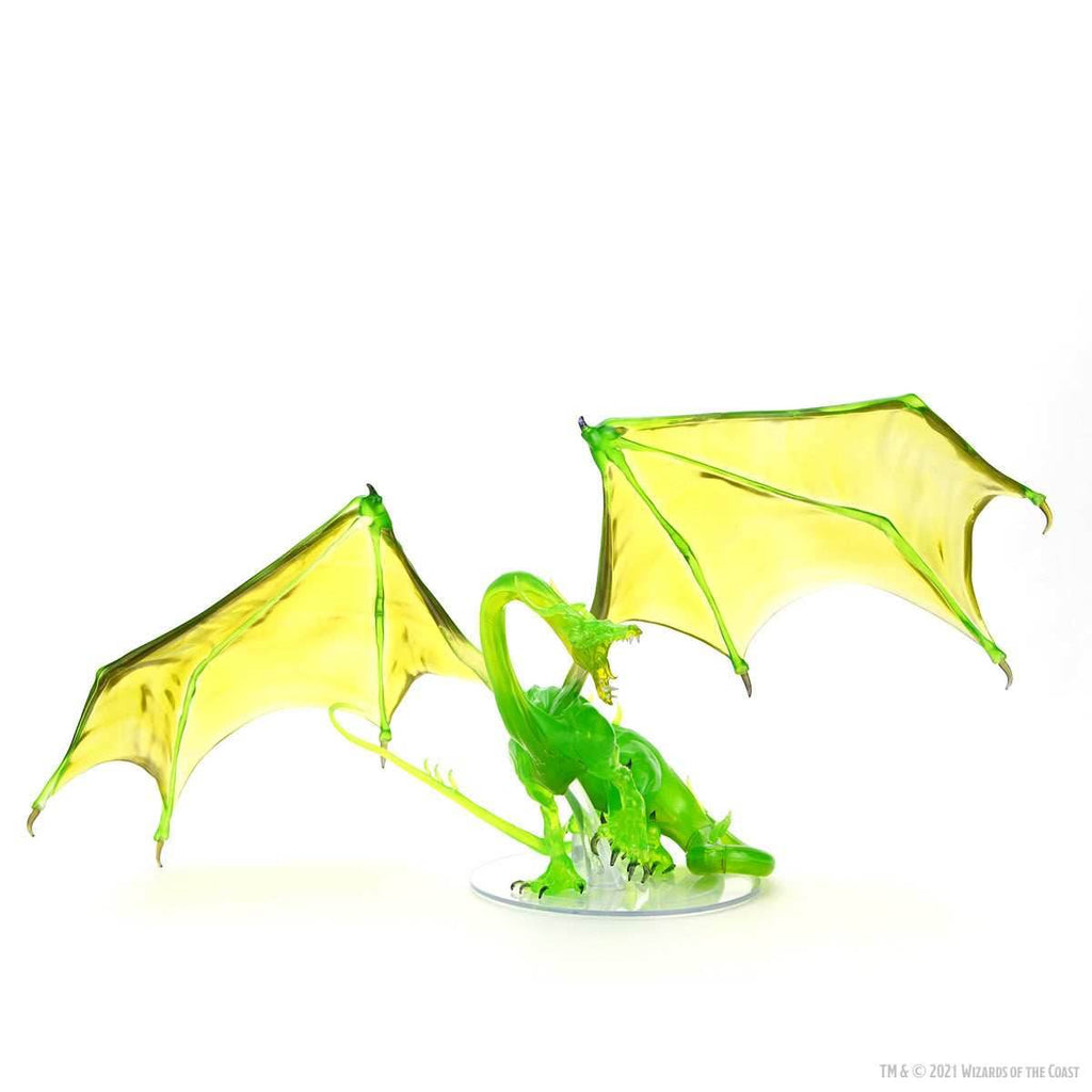 D&D: Icons of the Realms - Adult Emerald Dragon Premium Figure - 