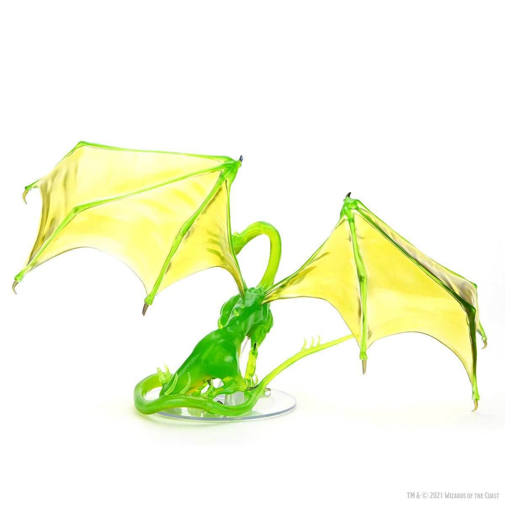 D&D: Icons of the Realms - Adult Emerald Dragon Premium Figure - 