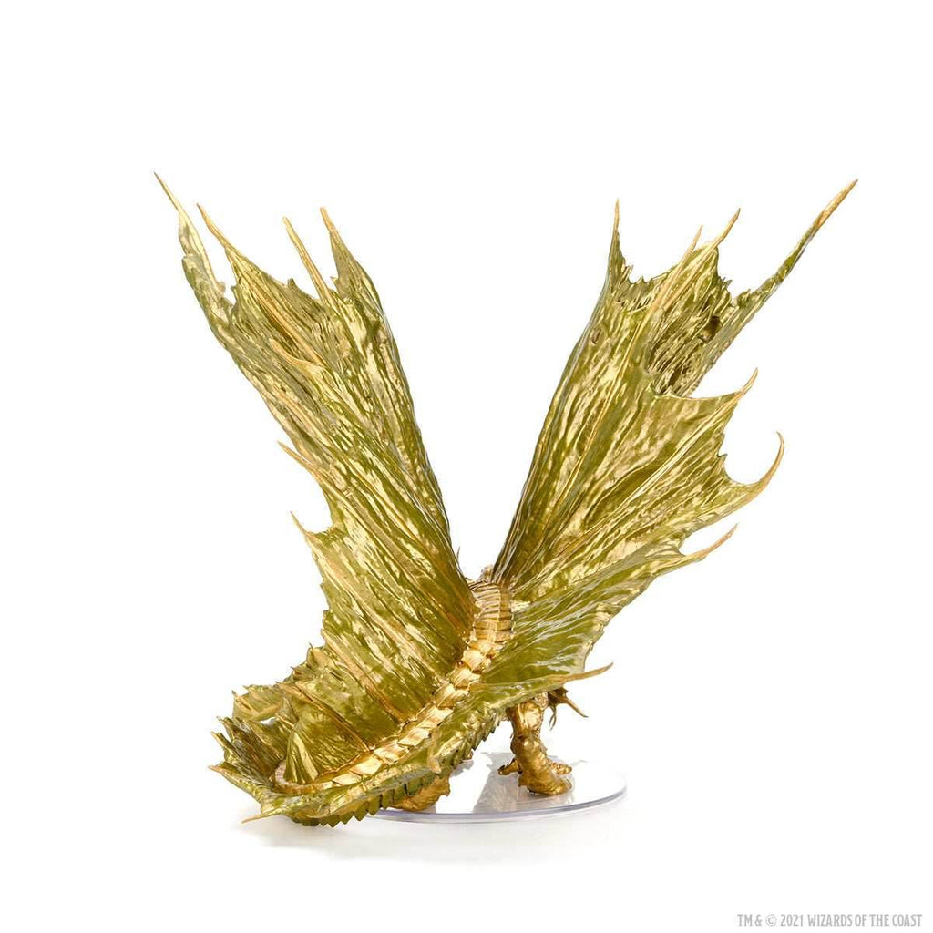D&D: Icons of the Realms - Adult Gold Dragon Premium Figure - 