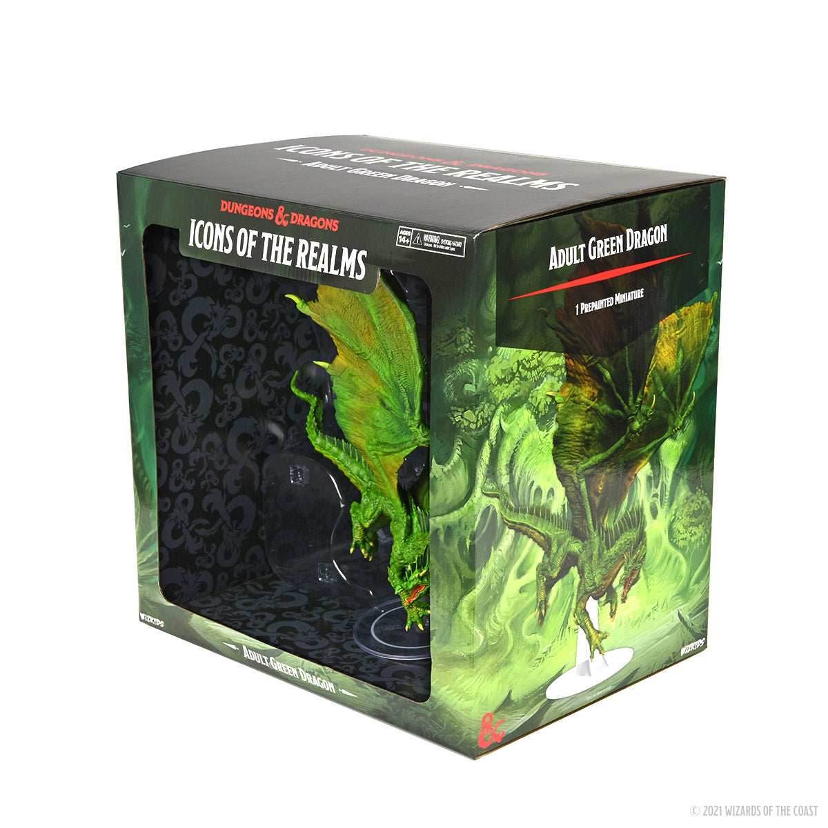 D&D: Icons of the Realms - Adult Green Dragon Premium Figure - 