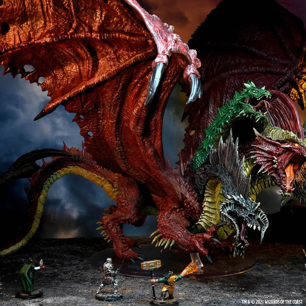 D&D: Icons of the Realms - Gargantuan Tiamat - 
