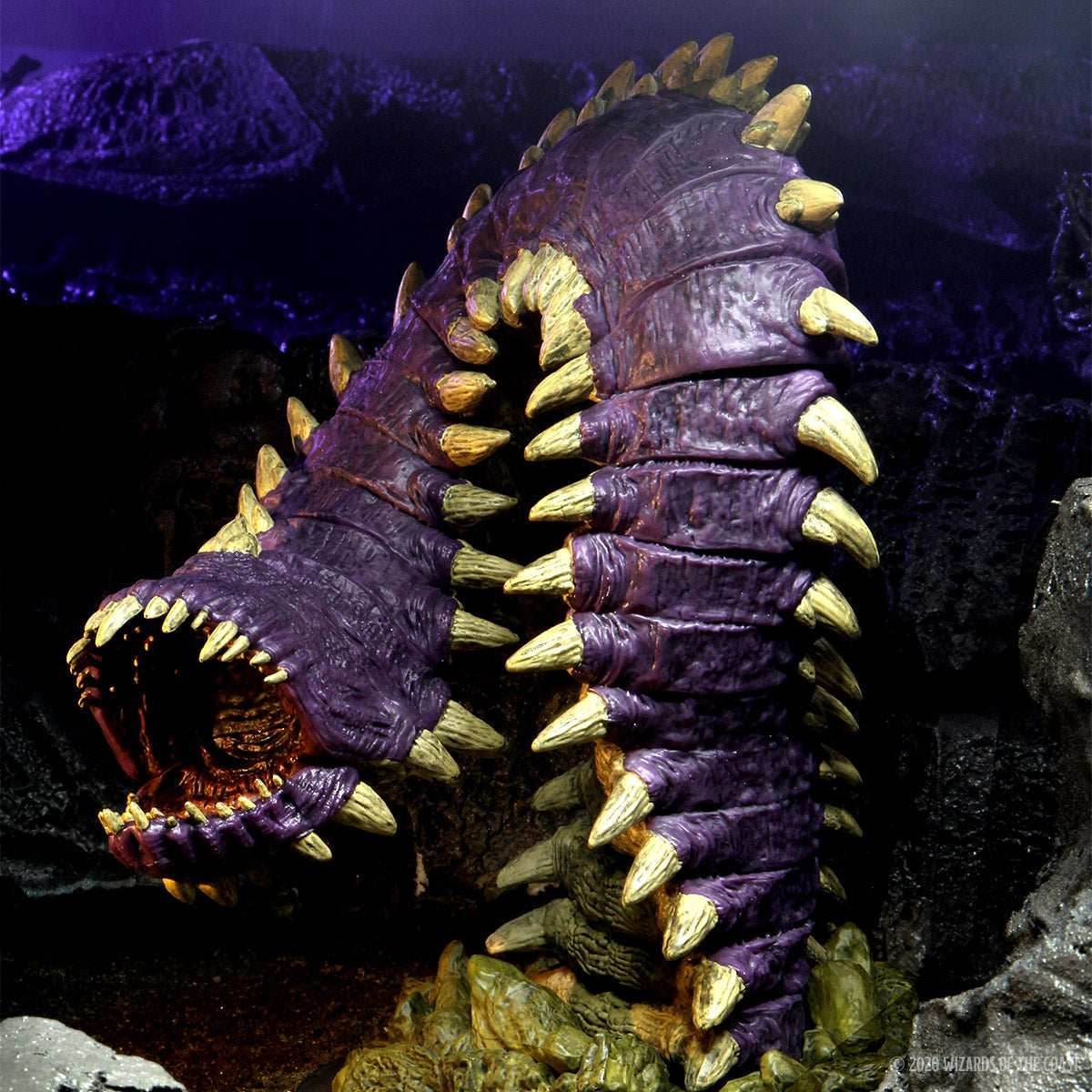 D&D: Icons of the Realms - Fangs and Talons - Purple Worm Premium Set - 