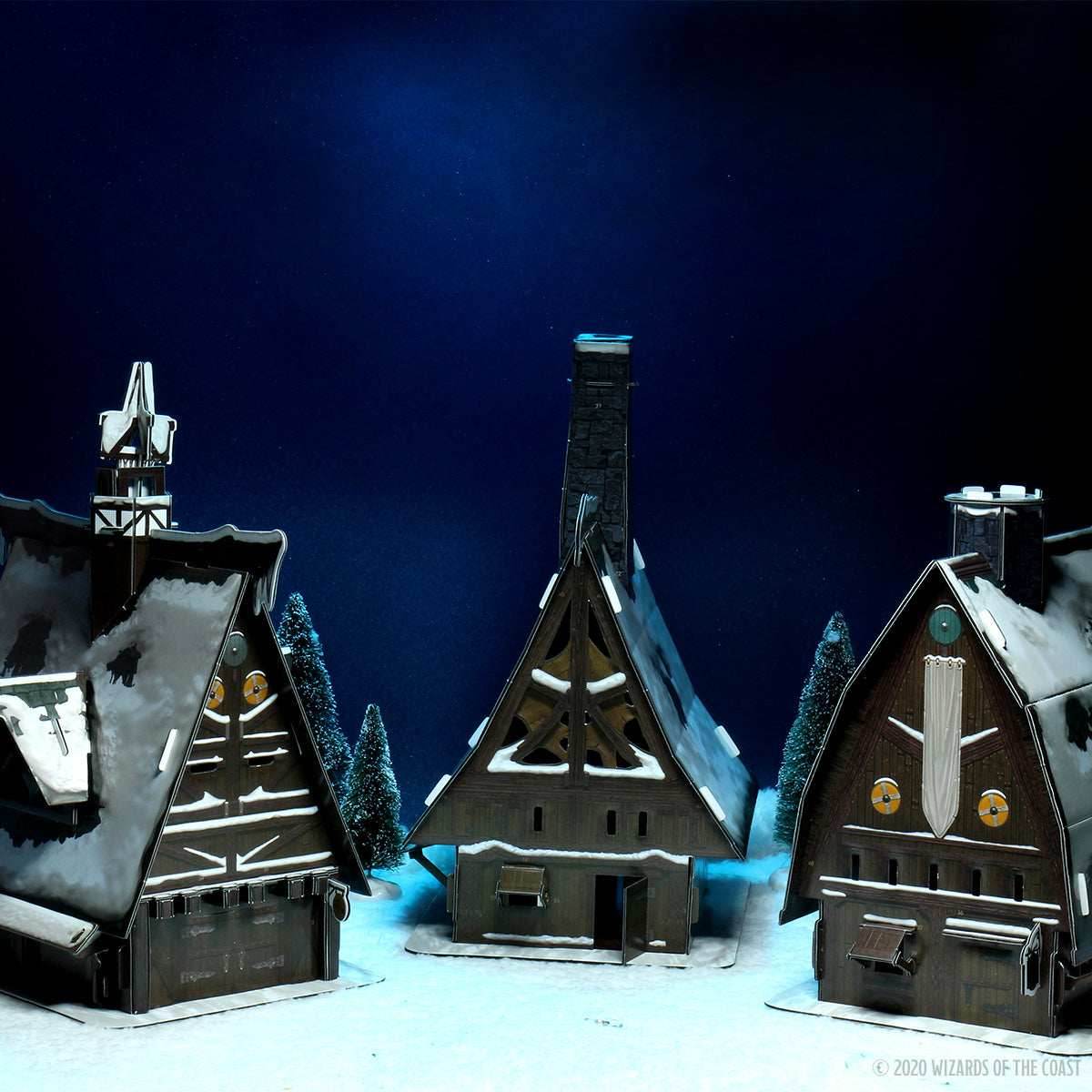 D&D: Icons of the Realms - Icewind Dale: Rime of the Frostmaiden - Ten Towns Papercraft Set - 