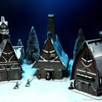 D&D: Icons of the Realms - Icewind Dale: Rime of the Frostmaiden - Ten Towns Papercraft Set - 