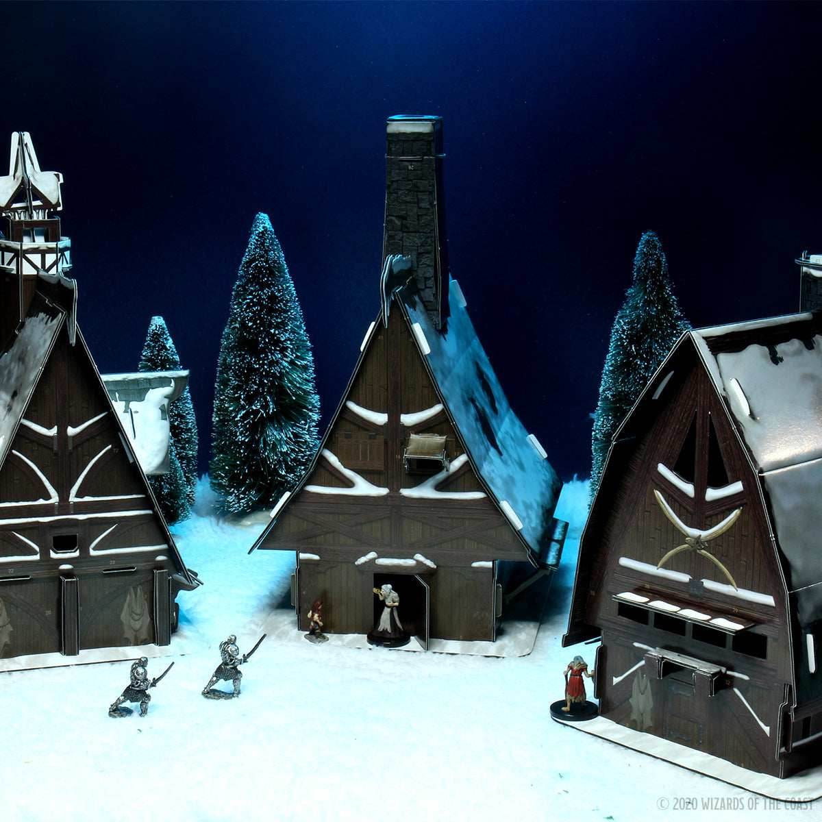 D&D: Icons of the Realms - Icewind Dale: Rime of the Frostmaiden - Ten Towns Papercraft Set - 