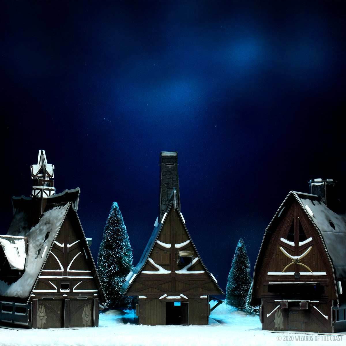 D&D: Icons of the Realms - Icewind Dale: Rime of the Frostmaiden - Ten Towns Papercraft Set - 