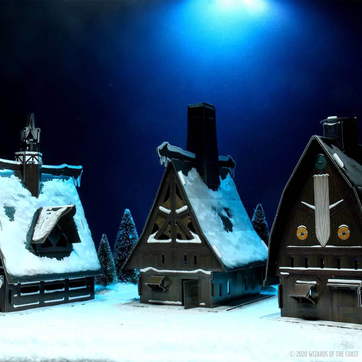 D&D: Icons of the Realms - Icewind Dale: Rime of the Frostmaiden - Ten Towns Papercraft Set - 