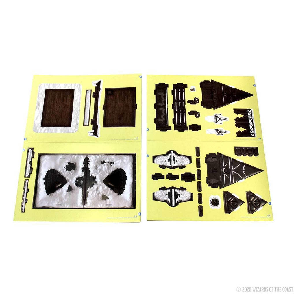 D&D: Icons of the Realms - Icewind Dale: Rime of the Frostmaiden - Ten Towns Papercraft Set - 