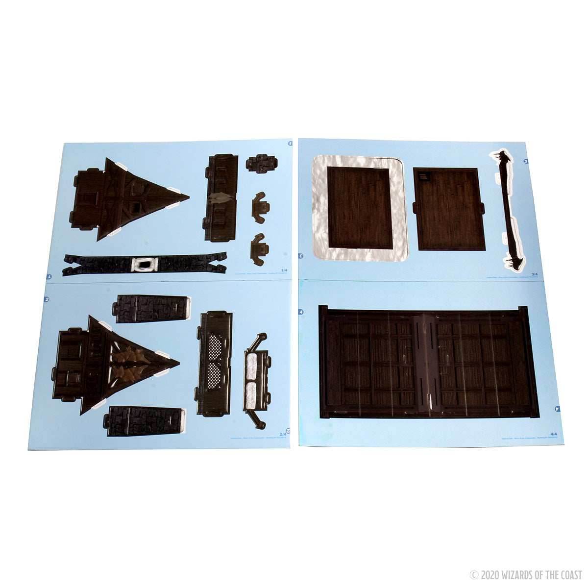 D&D: Icons of the Realms - Icewind Dale: Rime of the Frostmaiden - Ten Towns Papercraft Set - 