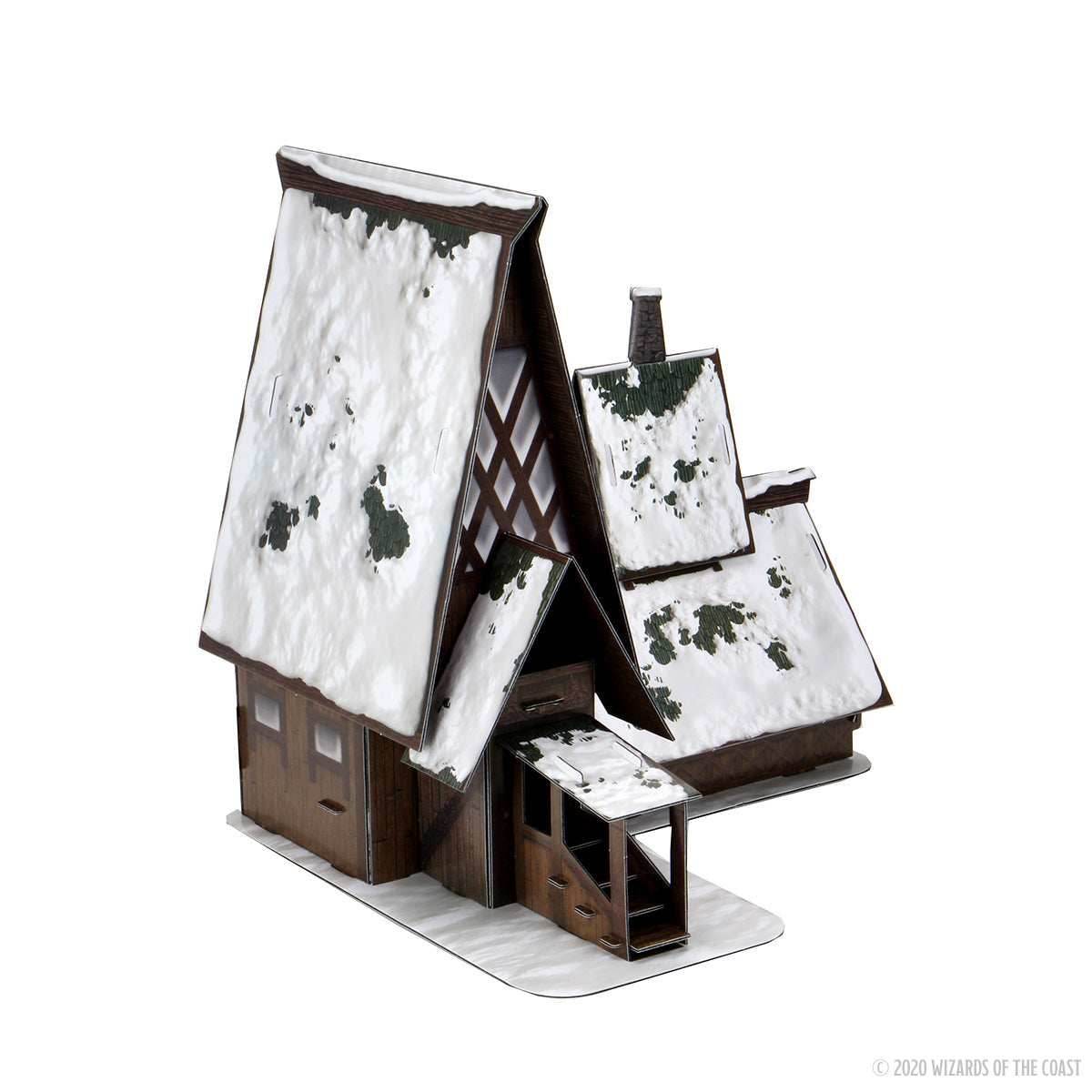 D&D: Icons of the Realms - Icewind Dale: Rime of the Frostmaiden - The Lodge Papercraft Set - 