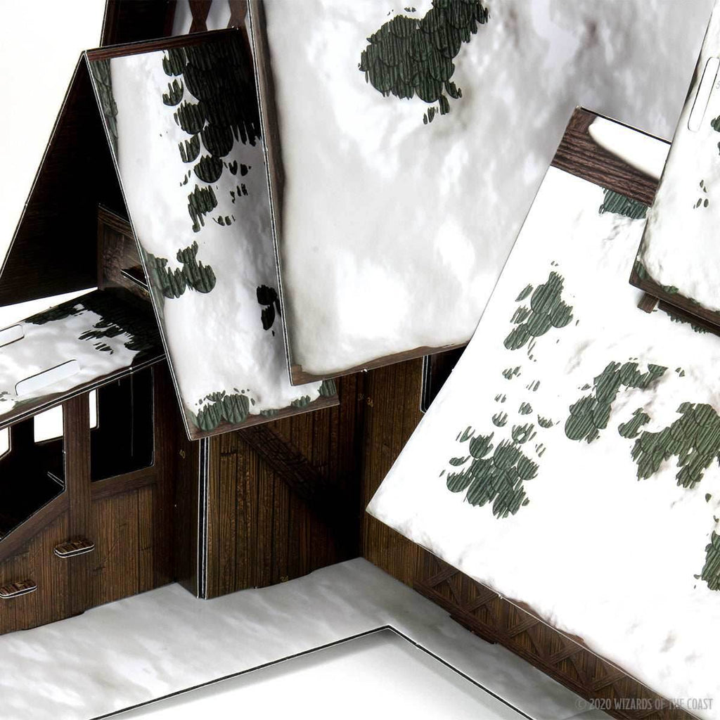 D&D: Icons of the Realms - Icewind Dale: Rime of the Frostmaiden - The Lodge Papercraft Set - 