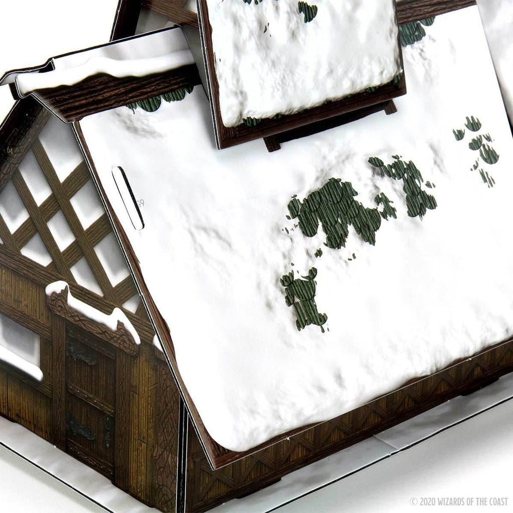 D&D: Icons of the Realms - Icewind Dale: Rime of the Frostmaiden - The Lodge Papercraft Set - 