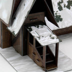 D&D: Icons of the Realms - Icewind Dale: Rime of the Frostmaiden - The Lodge Papercraft Set - 