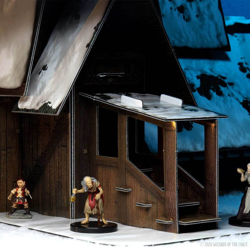 D&D: Icons of the Realms - Icewind Dale: Rime of the Frostmaiden - The Lodge Papercraft Set - 
