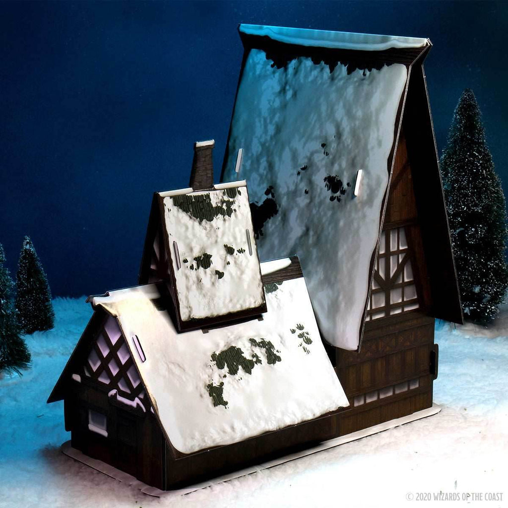 D&D: Icons of the Realms - Icewind Dale: Rime of the Frostmaiden - The Lodge Papercraft Set - 