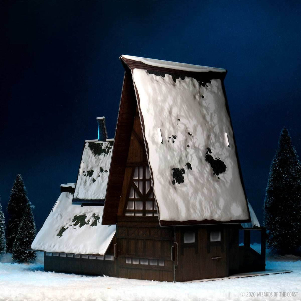 D&D: Icons of the Realms - Icewind Dale: Rime of the Frostmaiden - The Lodge Papercraft Set - 