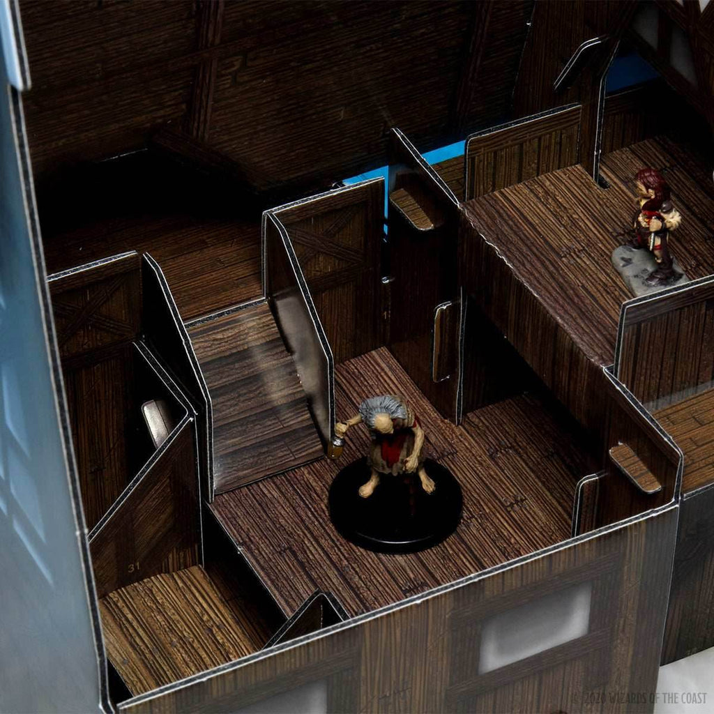 D&D: Icons of the Realms - Icewind Dale: Rime of the Frostmaiden - The Lodge Papercraft Set - 