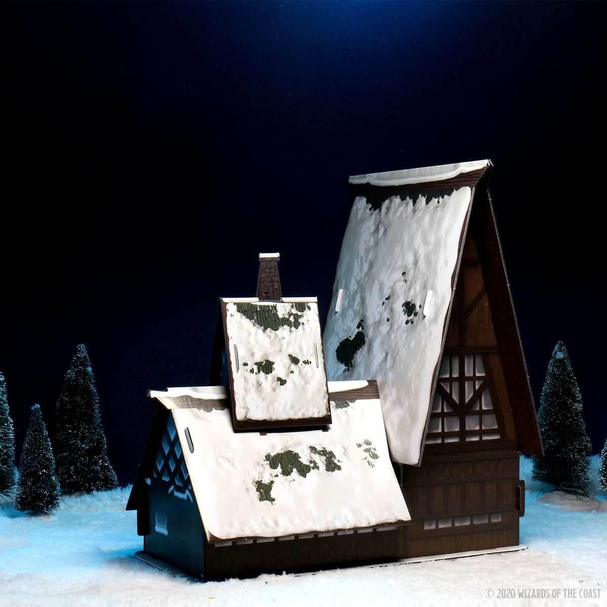 D&D: Icons of the Realms - Icewind Dale: Rime of the Frostmaiden - The Lodge Papercraft Set - 