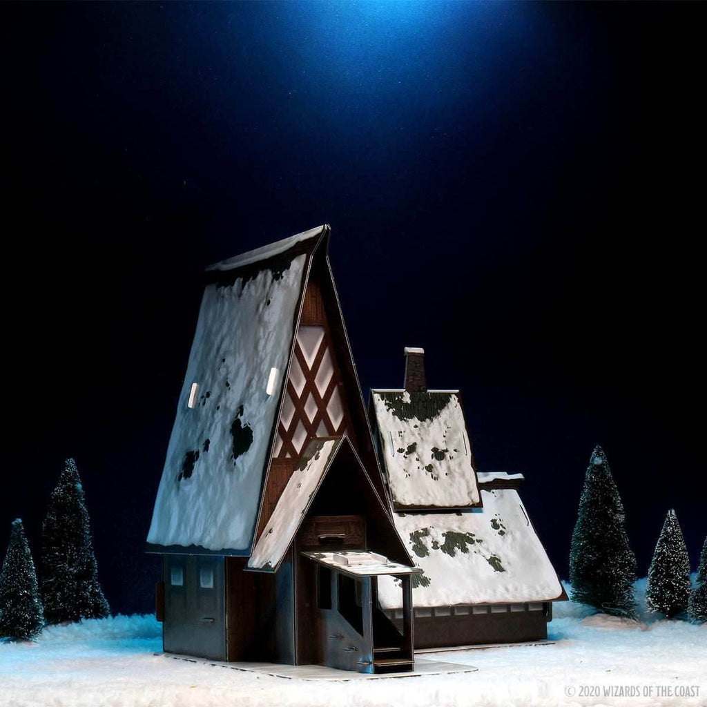 D&D: Icons of the Realms - Icewind Dale: Rime of the Frostmaiden - The Lodge Papercraft Set - 