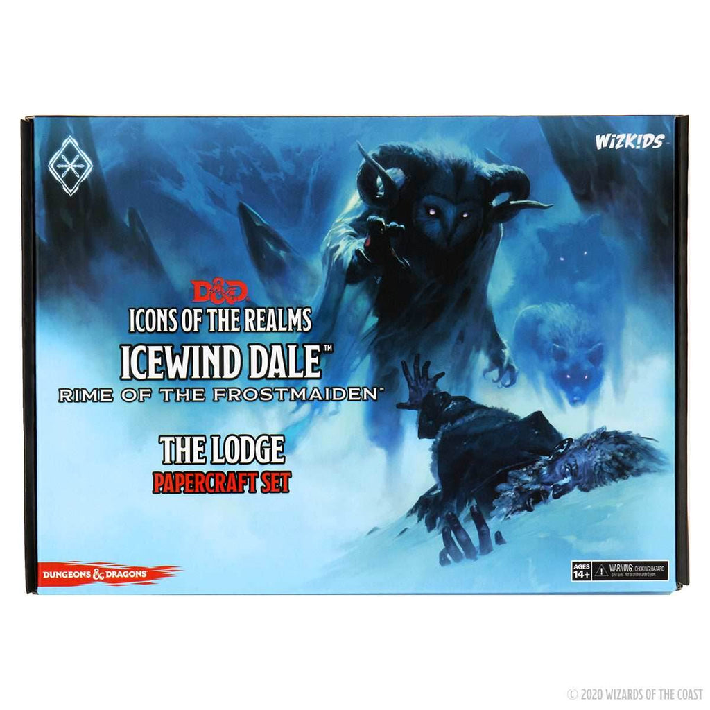 D&D: Icons of the Realms - Icewind Dale: Rime of the Frostmaiden - The Lodge Papercraft Set - 