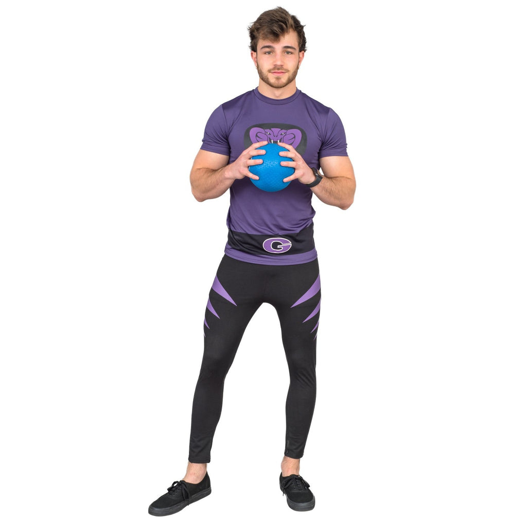 Dodgeball Purple Cobras Adult Costume Set