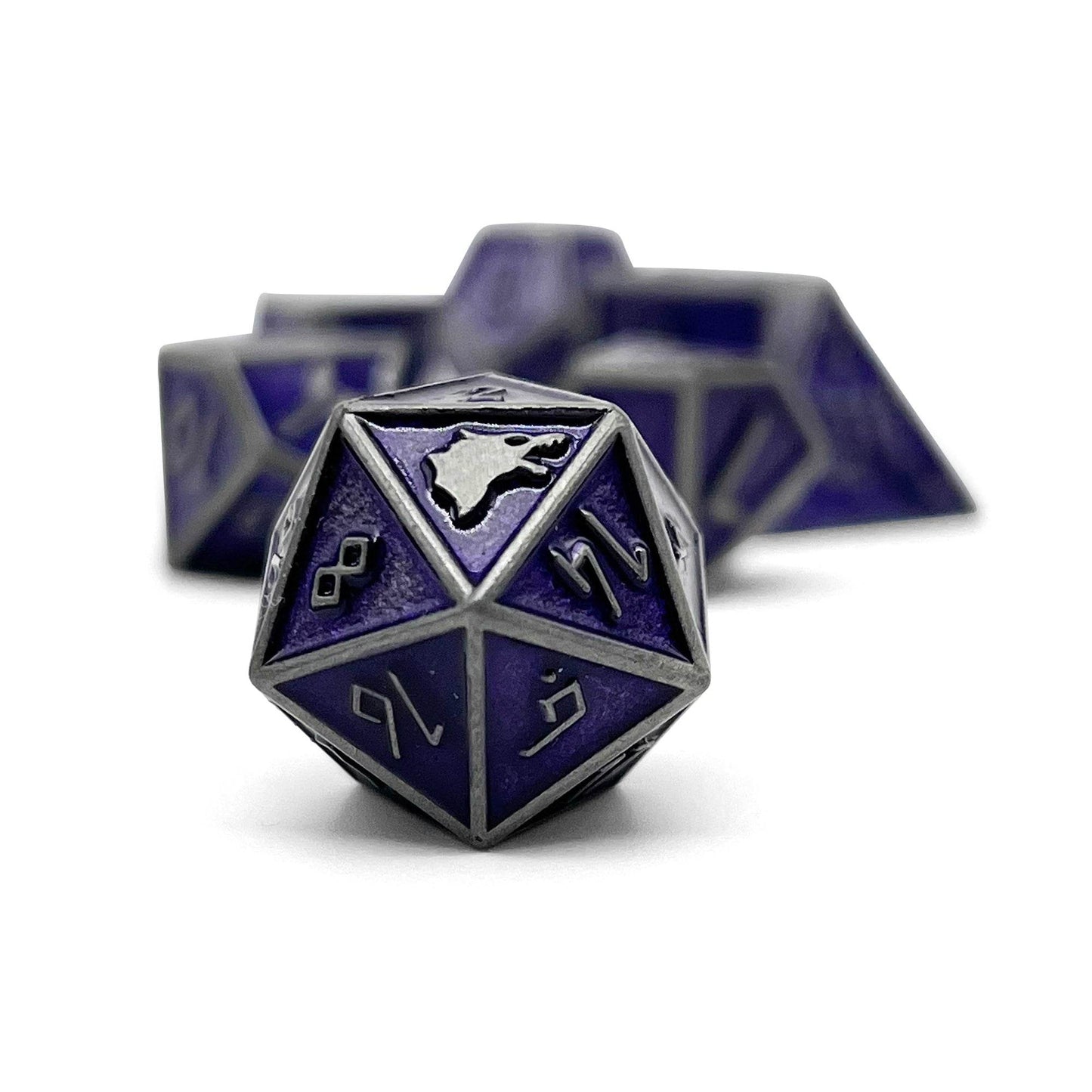 Doppelgänger - Norse Themed Metal Dice Set - 