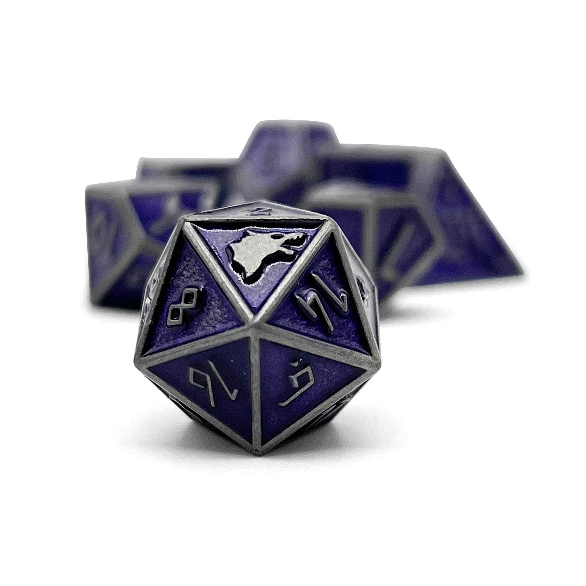 Doppelgänger - Norse Themed Metal Dice Set - 